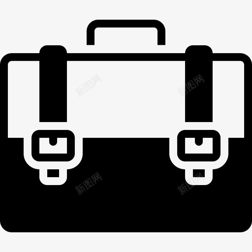 公文包附件行李图标svg_新图网 https://ixintu.com 公文包 手提箱 行李 附件