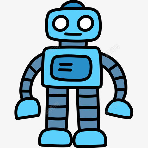 机器人儿童玩具14彩色图标svg_新图网 https://ixintu.com 儿童玩具 彩色 机器人