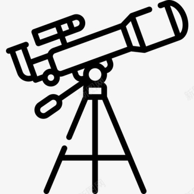 望远镜太空147直线图标图标
