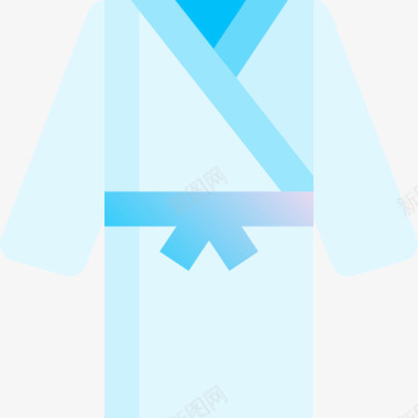 浴袍spa34蓝色图标图标