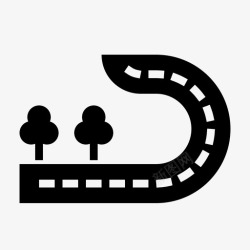 伯明翰路线图街道旅行图标高清图片