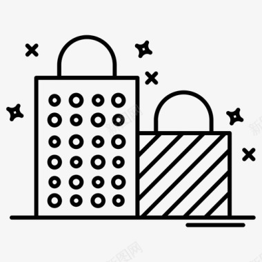 购物购物袋圣诞常规系列65图标图标
