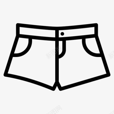 采购产品短裤短裤服装图标图标
