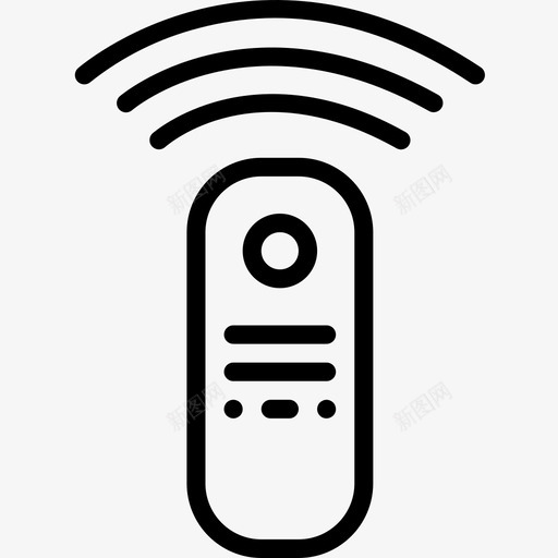 远程控制技术65线性图标svg_新图网 https://ixintu.com 技术 线性 远程控制