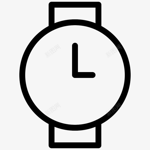 时钟智能手表时间图标svg_新图网 https://ixintu.com 常规线路组72 时钟 时间 智能手表 电子设备 计算机 设备
