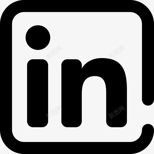 Linkedin社交媒体92概述图标svg_新图网 https://ixintu.com Linkedin 概述 社交媒体92