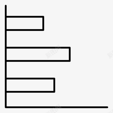 财务条形图图形图标图标
