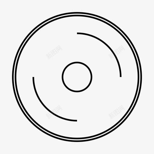 cdbluray音乐图标svg_新图网 https://ixintu.com bluray cd 硬件 音乐