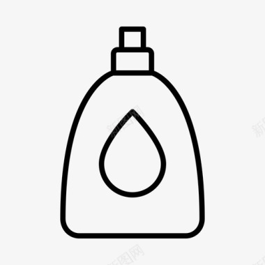 清洁剂家用液体肥皂图标图标