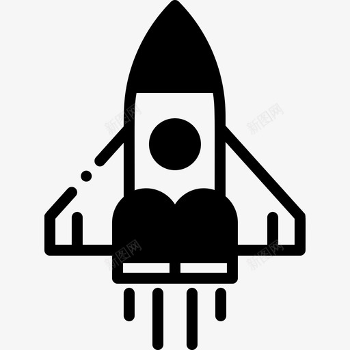 火箭运输164填充图标svg_新图网 https://ixintu.com 填充 火箭 运输