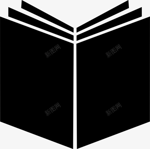 书籍教育手册图标svg_新图网 https://ixintu.com 书籍 使用手册 图书馆 手册 教育