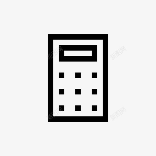 icon-wm10-calculatorsvg_新图网 https://ixintu.com icon-wm10-calculator