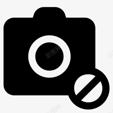 相机禁用图像照片图标图标