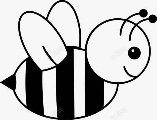 蜜蜂虫子嗡嗡声图标svg_新图网 https://ixintu.com 嗡嗡声 昆虫 虫子 蜂蜜 蜜蜂