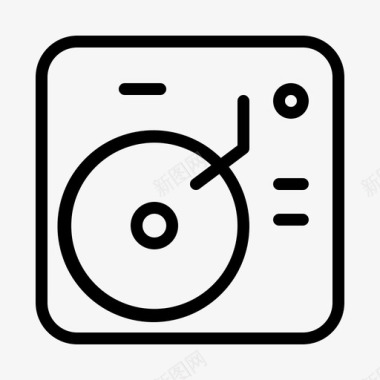 录音机媒体音乐图标图标