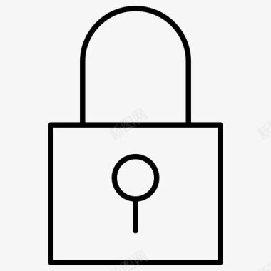锁定安全编程应用程序网站精简行设置61图标图标