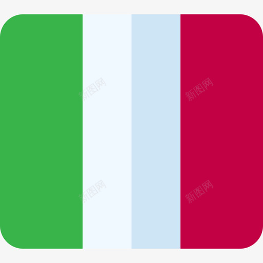 意大利国旗9平坦图标svg_新图网 https://ixintu.com 国旗 平坦 意大利