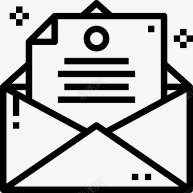 打开邮件电子邮件42直邮图标图标