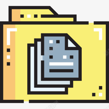 文件夹startups20线性颜色图标图标