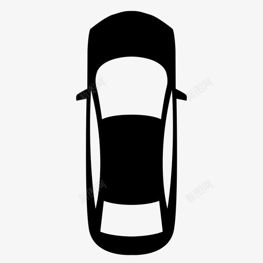 汽车上方顶部图标svg_新图网 https://ixintu.com 上方 汽车 车辆 运输 顶部