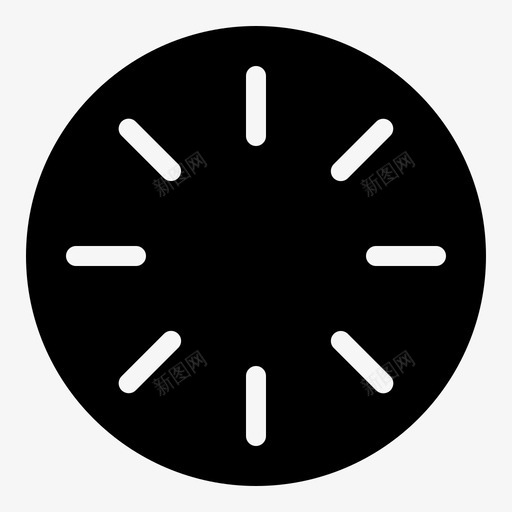 圆圈完整小时图标svg_新图网 https://ixintu.com 加载 圆圈 字形 完整 小时 成人 进度
