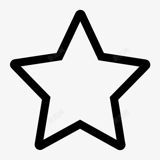 star_hollowsvg_新图网 https://ixintu.com star_hollow