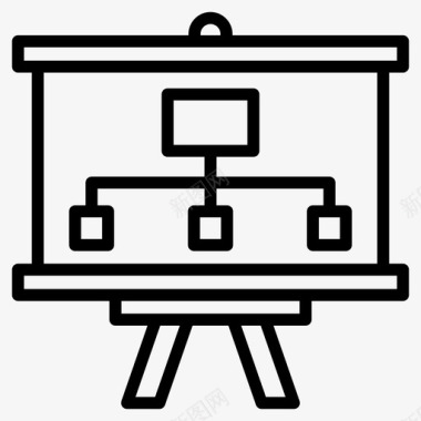 演示文稿图板图表图标图标