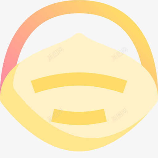 面罩安全18黄色图标svg_新图网 https://ixintu.com 安全 面罩 黄色