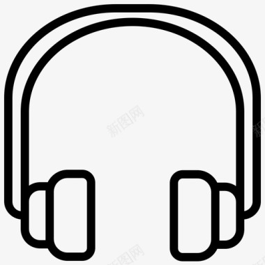 耳机音频乐队图标图标