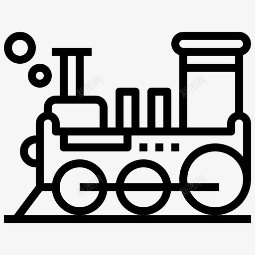 蒸汽机车汽车运输图标svg_新图网 https://ixintu.com 大纲 汽车 蒸汽机车 车辆 运输