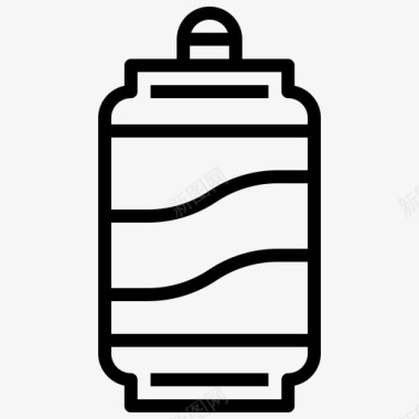 汽水罐饮料瓶子图标图标