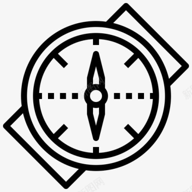 罗盘潜水36直线图标图标
