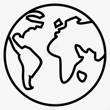 全球定位系统国际世界图标图标