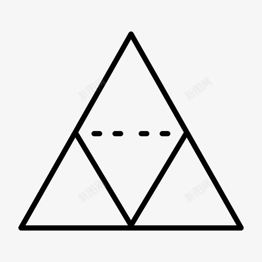 三角形几何体多边形图标svg_新图网 https://ixintu.com 三角形 几何体 右侧 多边形 棱锥 锥体