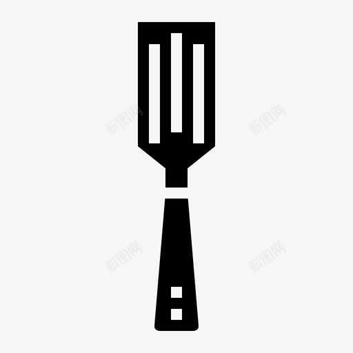 抹刀烹饪食品图标svg_新图网 https://ixintu.com 厨房用具 固体 抹刀 烧烤 烹饪 聚会 食品