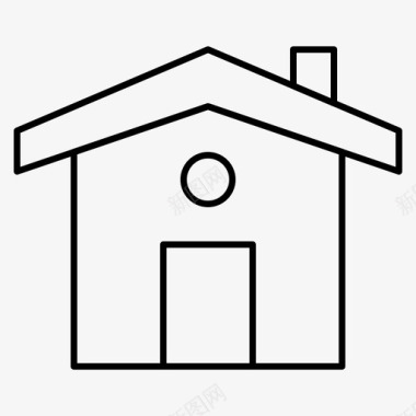 家房子旅行图标图标