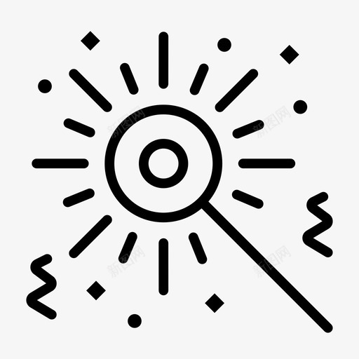 孟加拉生日火花图标svg_新图网 https://ixintu.com 孟加拉 火花 生日