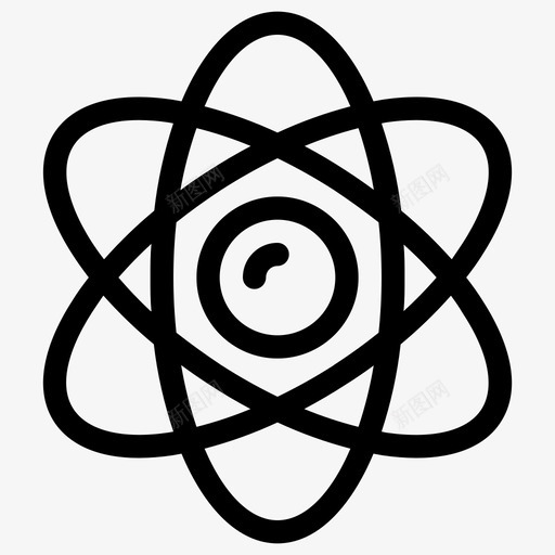 原子教育分子图标svg_新图网 https://ixintu.com 分子 原子 回到学校 学校 教育 科学