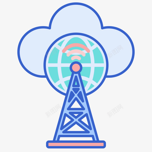 Isp事件管理2线性颜色图标svg_新图网 https://ixintu.com Isp 事件 管理 线性 颜色