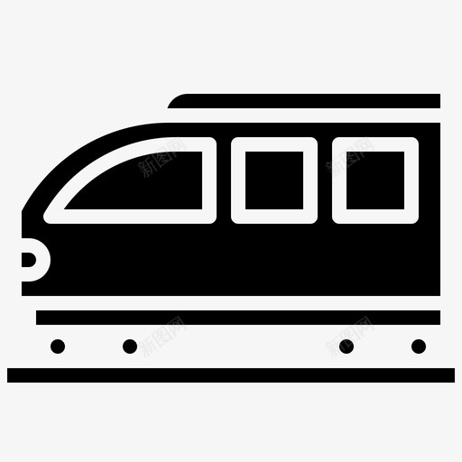 火车汽车运输图标svg_新图网 https://ixintu.com 汽车 火车 车辆 运输 运输字形