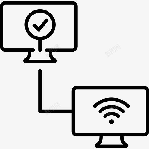 数据交换计算机fi图标svg_新图网 https://ixintu.com fi vpn wi 交换 数据 计算机