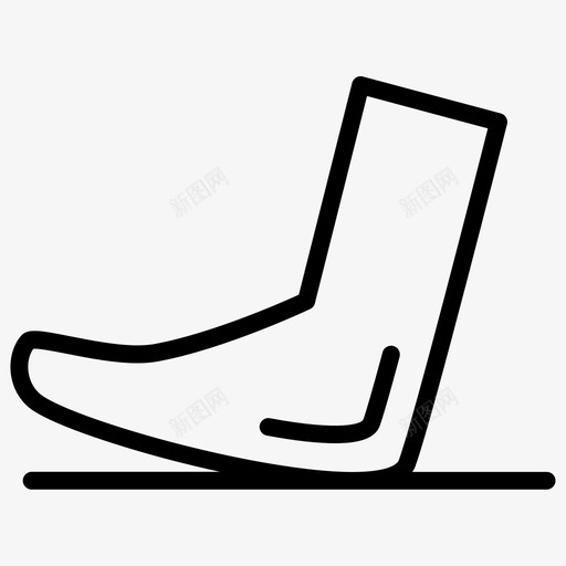 鞋脚鞋对图标svg_新图网 https://ixintu.com 医疗加粗线组113 脚 鞋 鞋对