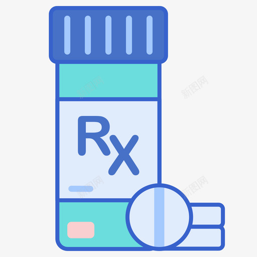 处方cbd油2线性颜色图标svg_新图网 https://ixintu.com cbd 处方 线性 颜色