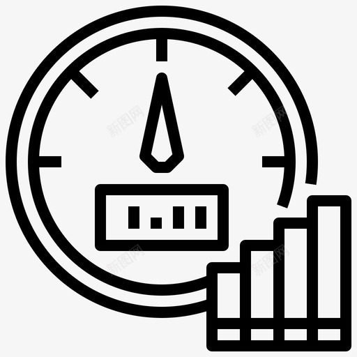 车速表汽车维修47线性图标svg_新图网 https://ixintu.com 汽车维修 线性 车速
