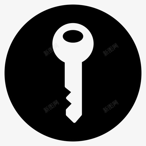 密钥访问密码图标svg_新图网 https://ixintu.com 安全 密码 密钥 访问