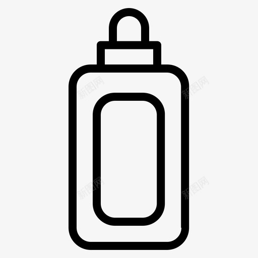 瓶子化合物化学图标svg_新图网 https://ixintu.com 化合物 化学 瓶子