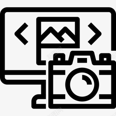 摄影师应用程序相机图标图标