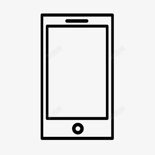 iphone手机数码图标svg_新图网 https://ixintu.com iphone 手机 数码 显示 科技