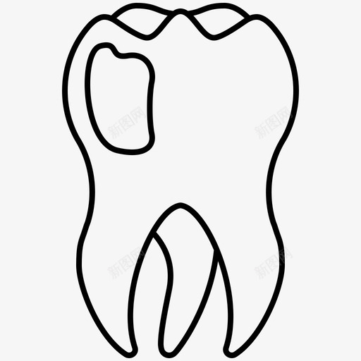 牙齿牙医医疗保健图标svg_新图网 https://ixintu.com 人体 医疗保健 口腔 器官 牙医 牙齿 磨牙