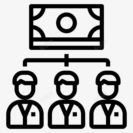 员工业务流程图图标svg_新图网 https://ixintu.com 业务 企业管理 员工 市场营销 流程图